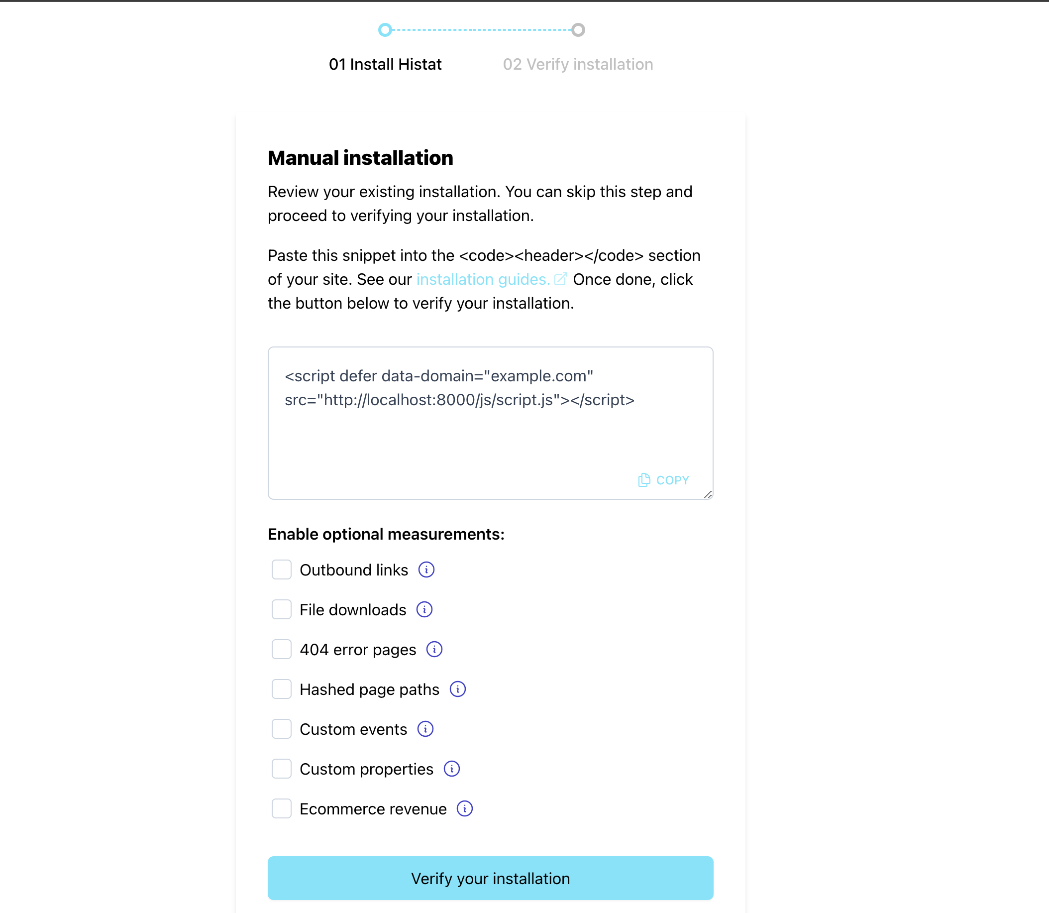 Afegeix extensions d'script i verifica la teva instal·lació